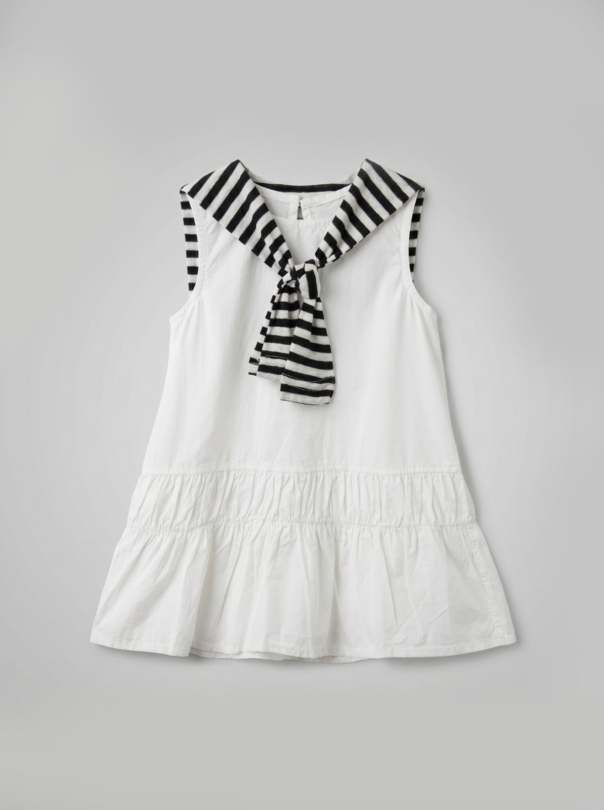 B0618 GIRL DRESS White