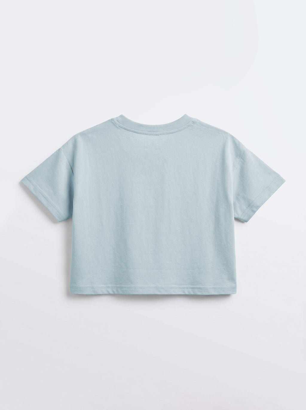Boys Light Blue Airplane Graphic Oversized Tee