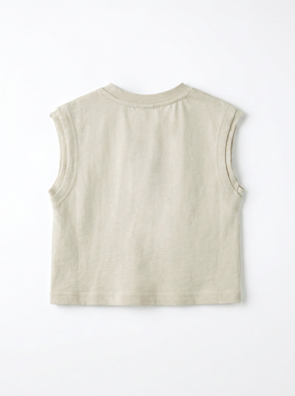 Boys Light Gray Political Print Sleeveless Muscle Tee