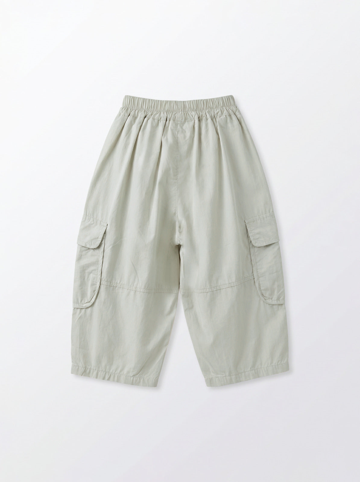 Kids Sage Parachute Cargo Wide-Leg Pants