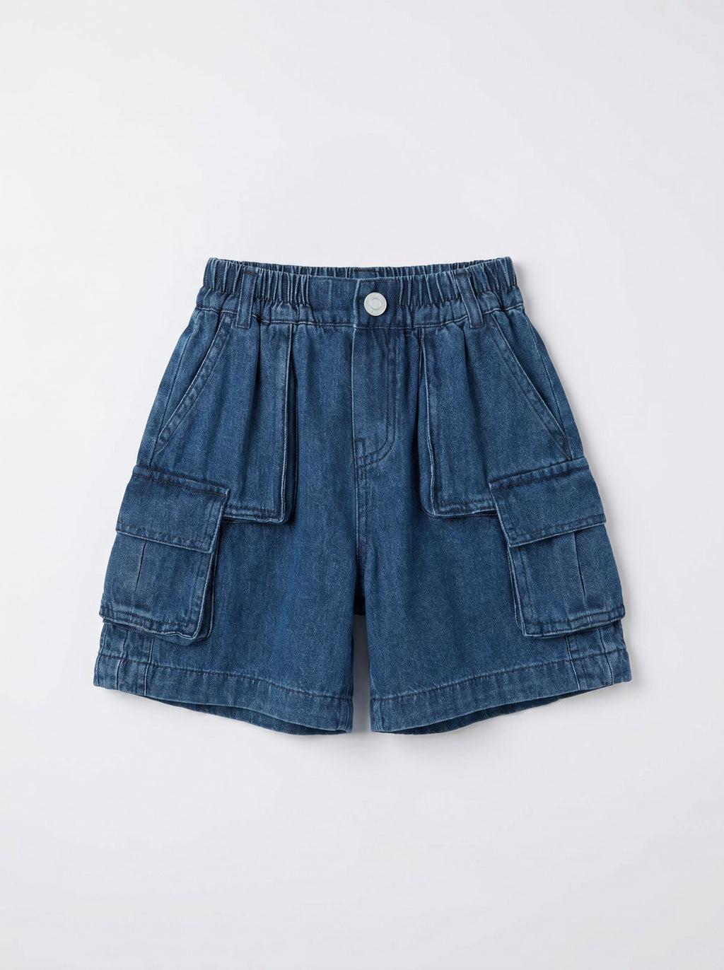 26SS0TY42S0523 Girls Blue Denim Shorts