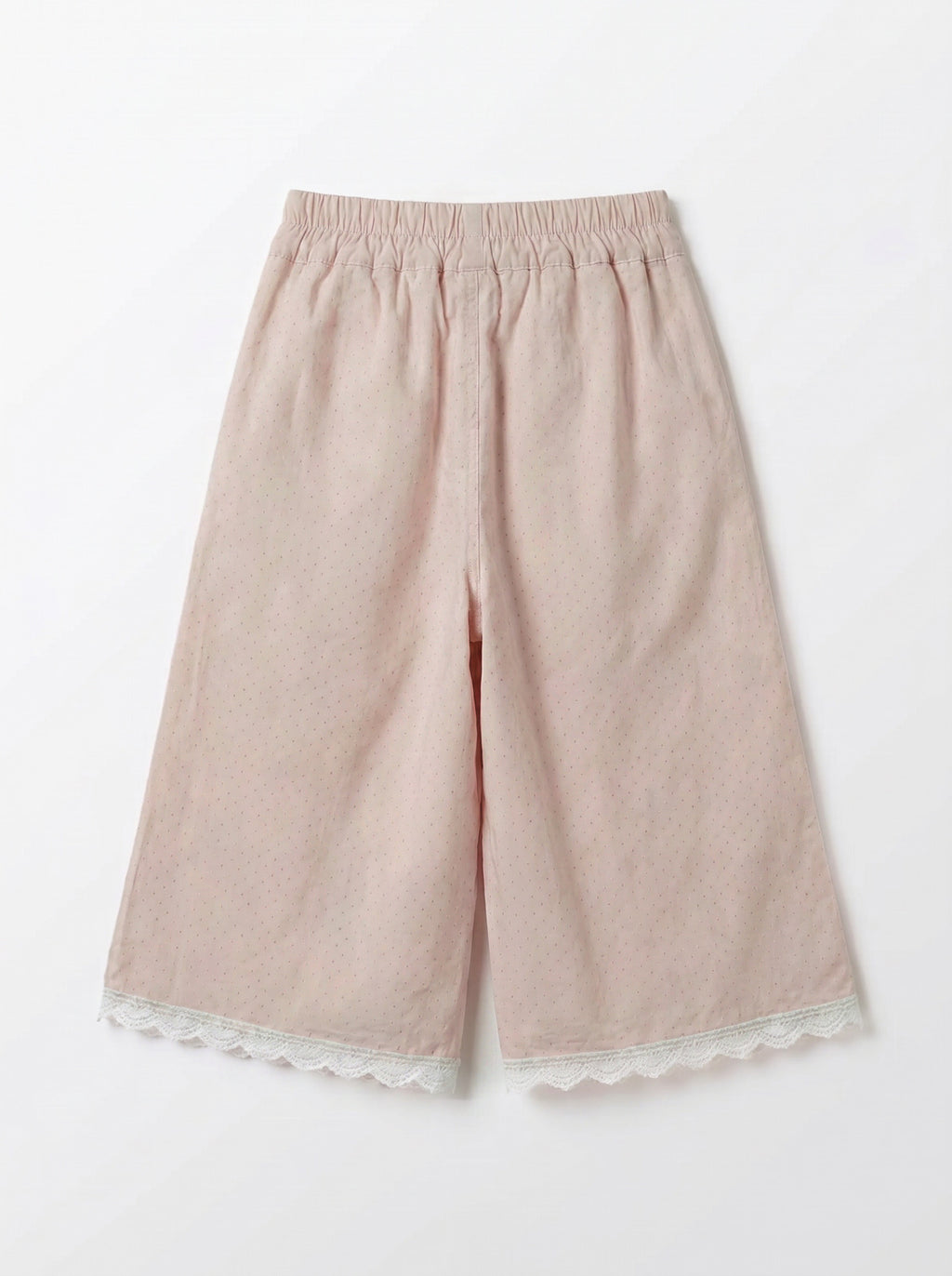 Girls Pink Relaxed-Fit Elastic-Waist Trousers