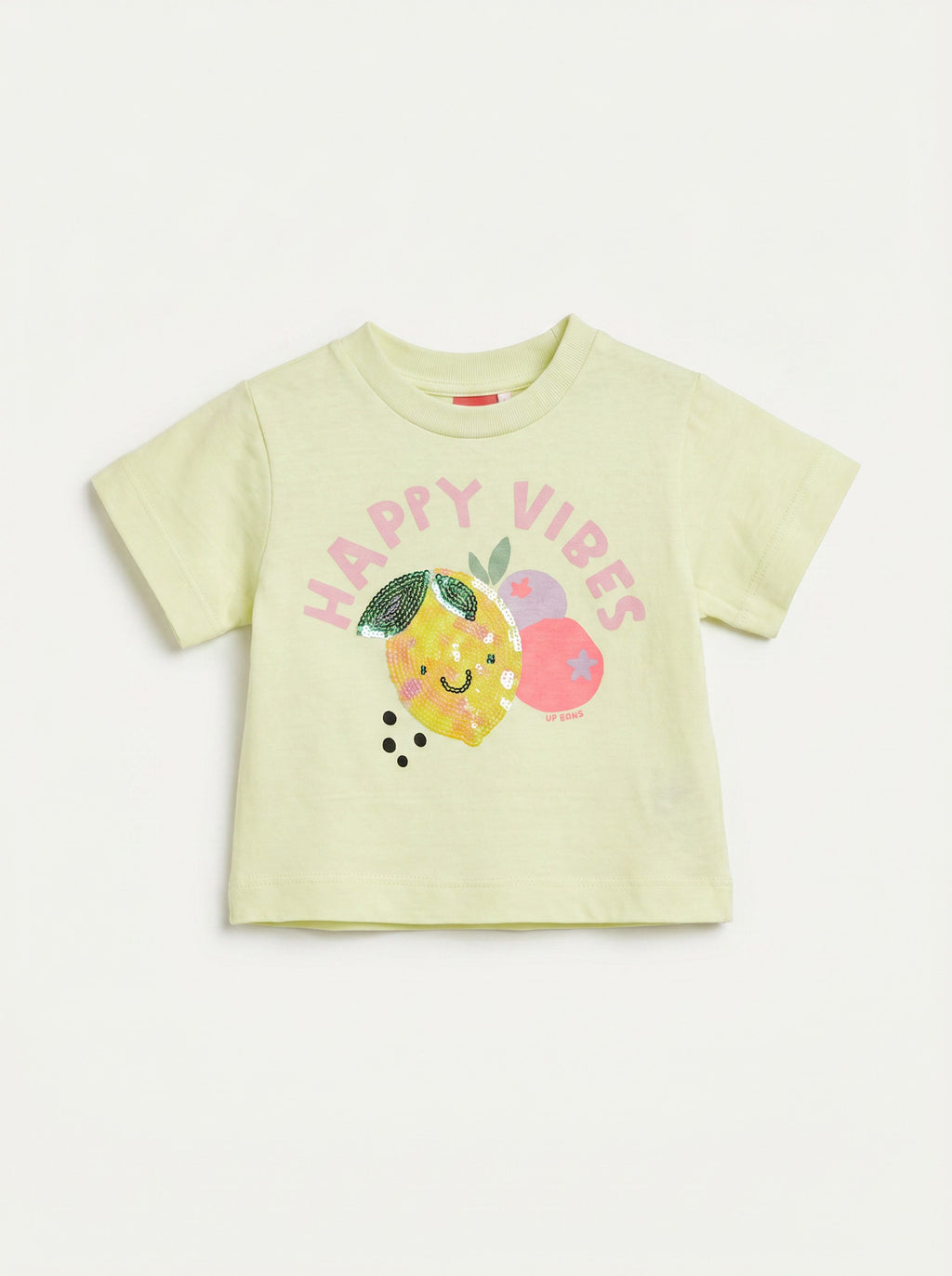 Girls Beige Short-Sleeve Relaxed Everyday Blouse