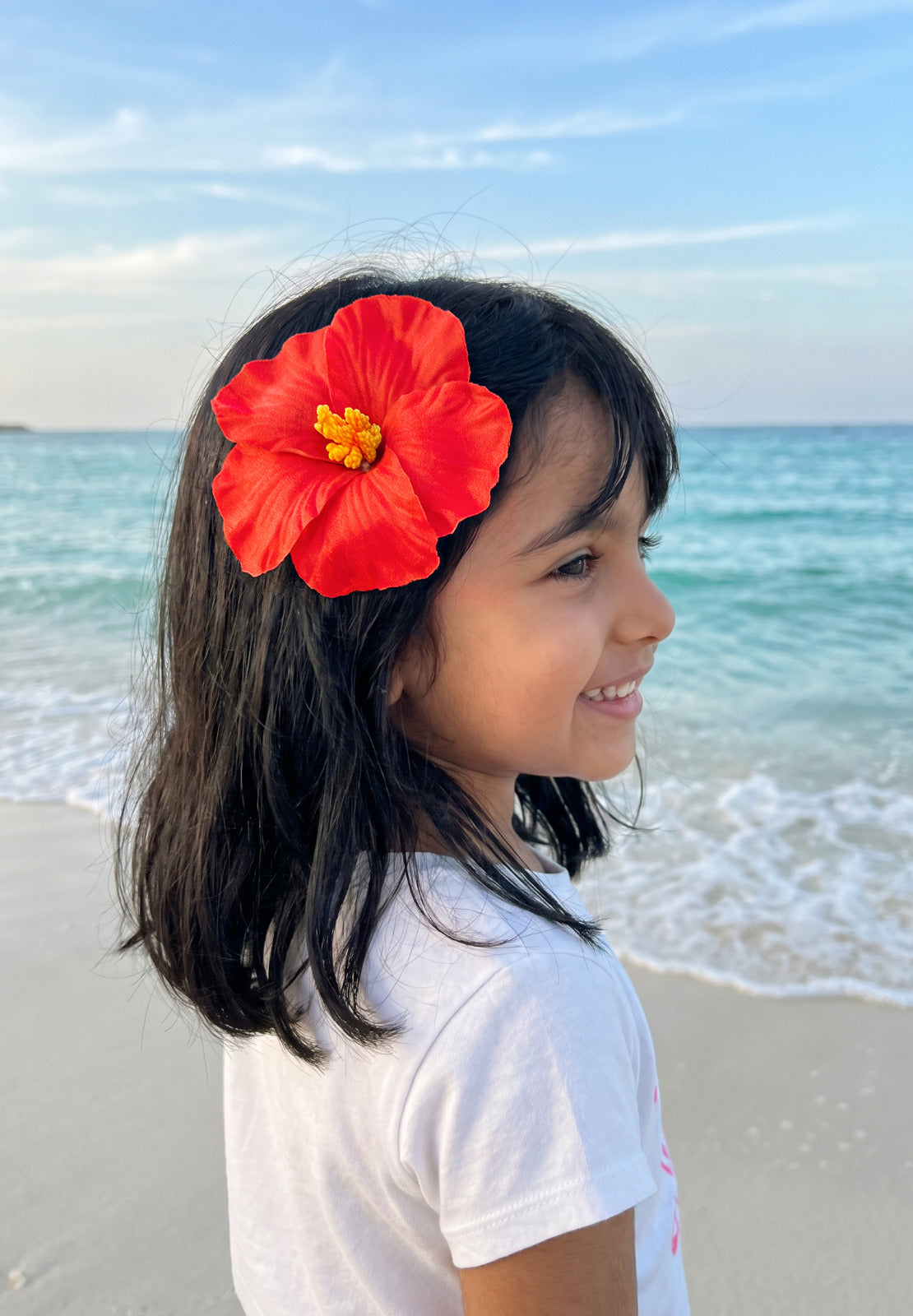 Girls Red Hairclip