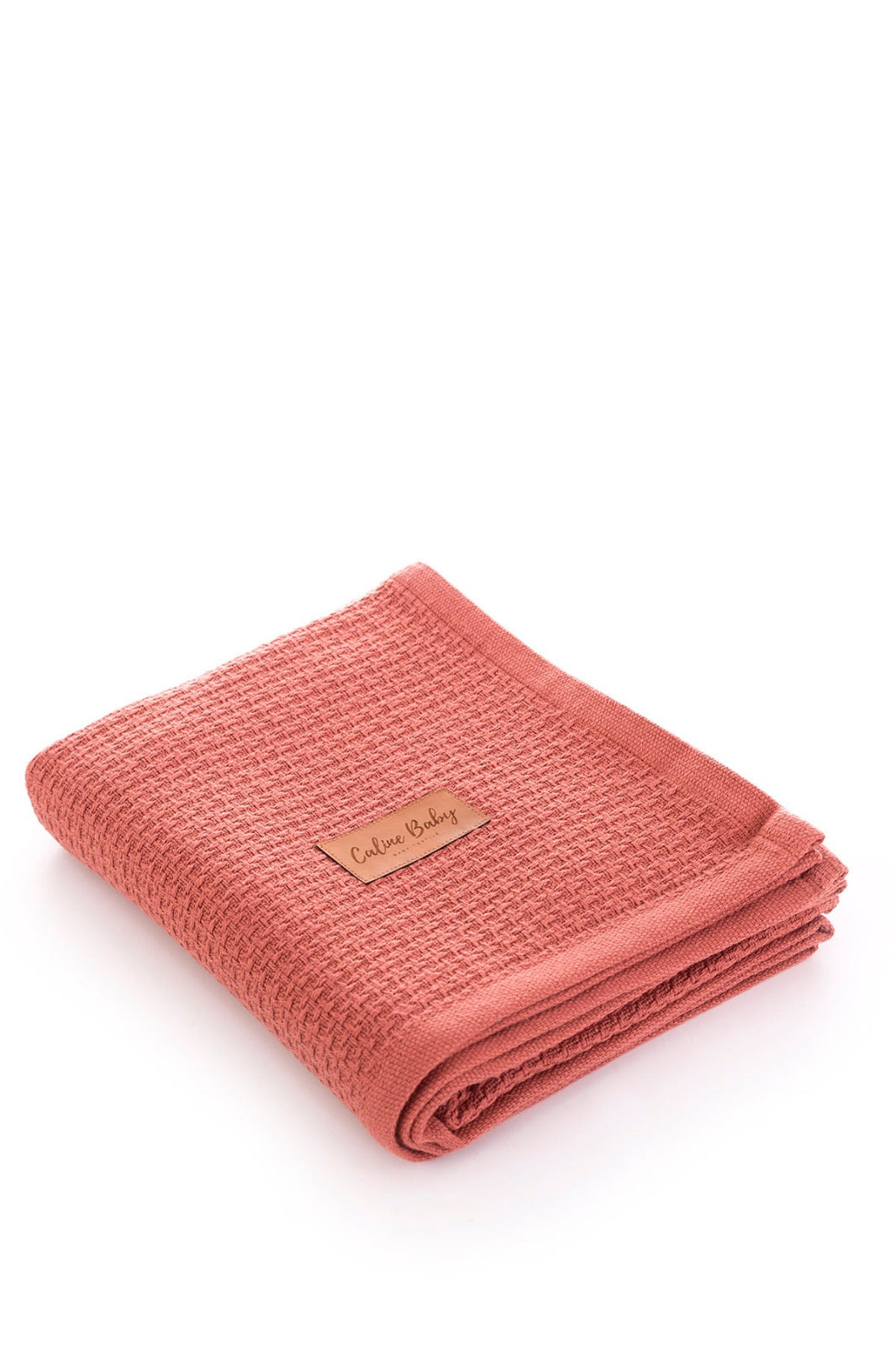 Baby Personalised Name Embroidery Waffle Blanket – Multiple Colours