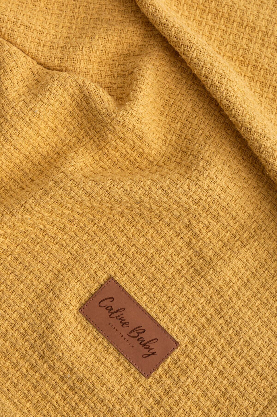 Baby Personalised Name Embroidery Waffle Blanket – Multiple Colours
