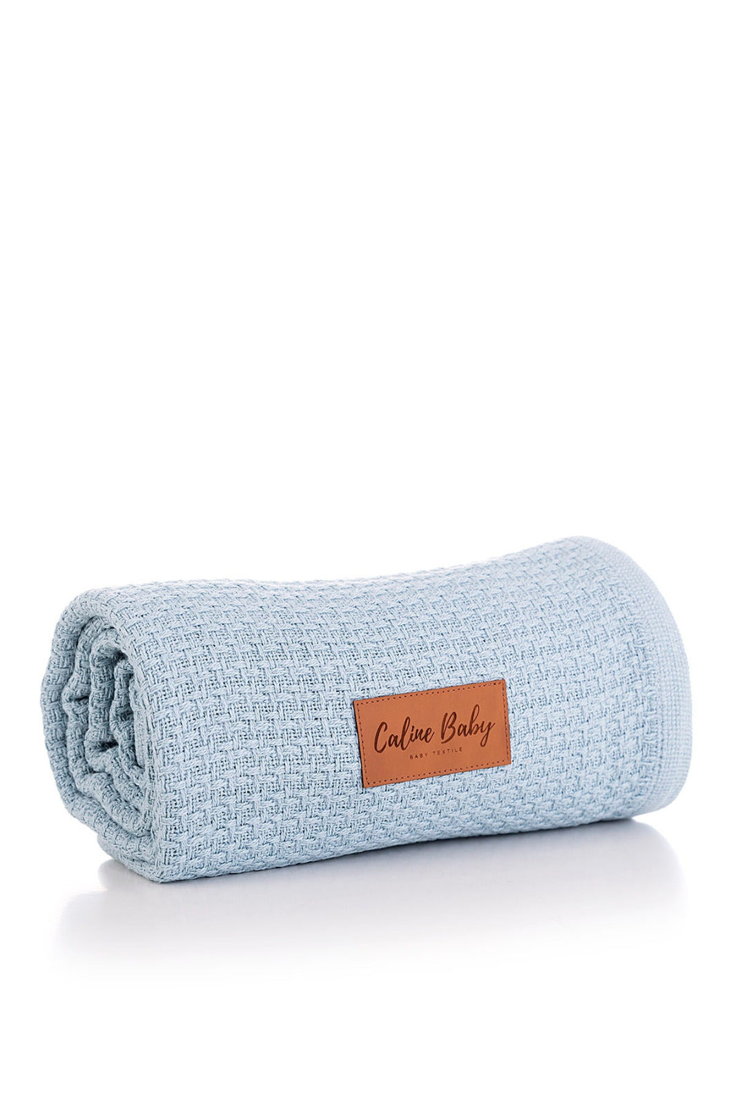 Baby Personalised Name Embroidery Waffle Blanket – Multiple Colours