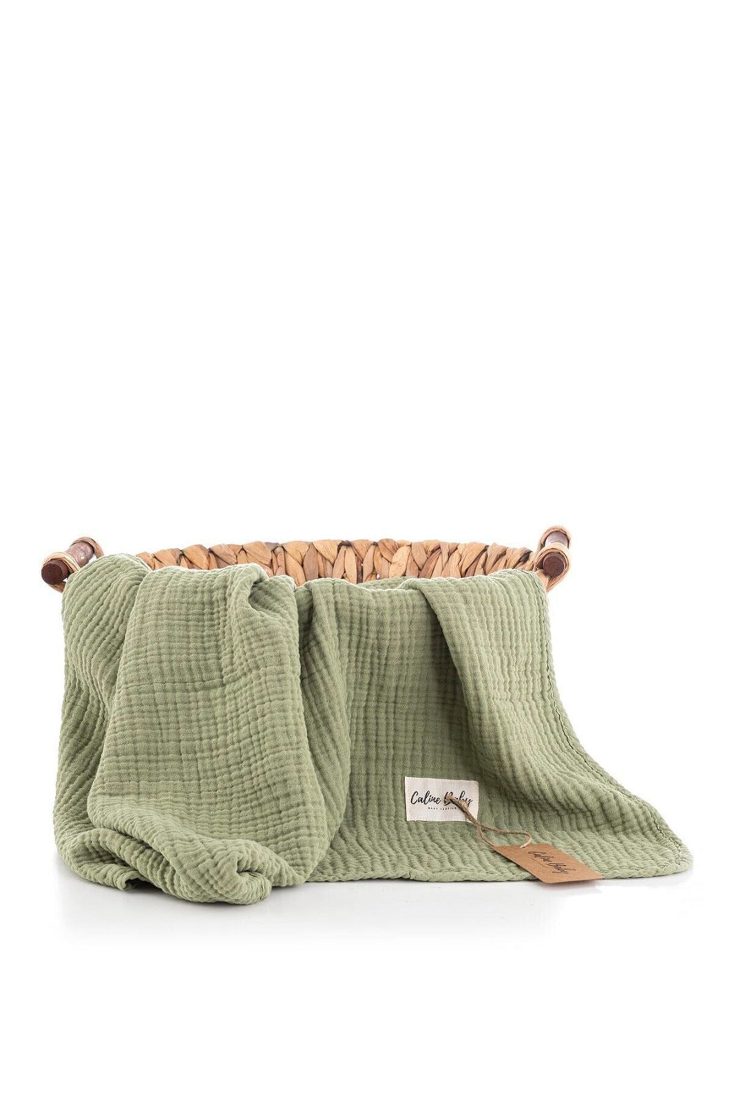 Baby Personalised Name Embroidery Waffle Blanket – Multiple Colours