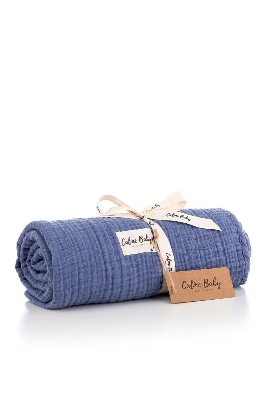 Baby Personalised Name Embroidery Waffle Blanket – Multiple Colours
