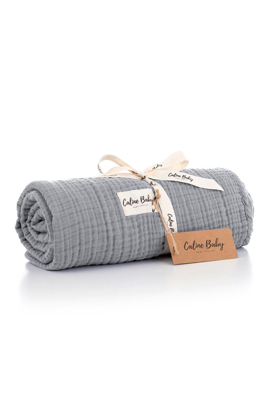 Baby Personalised Name Embroidery Waffle Blanket – Multiple Colours