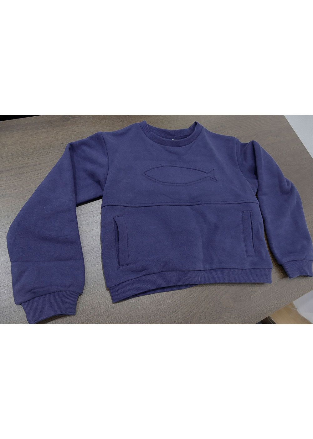 Boys Navy Soft Knit Sweater