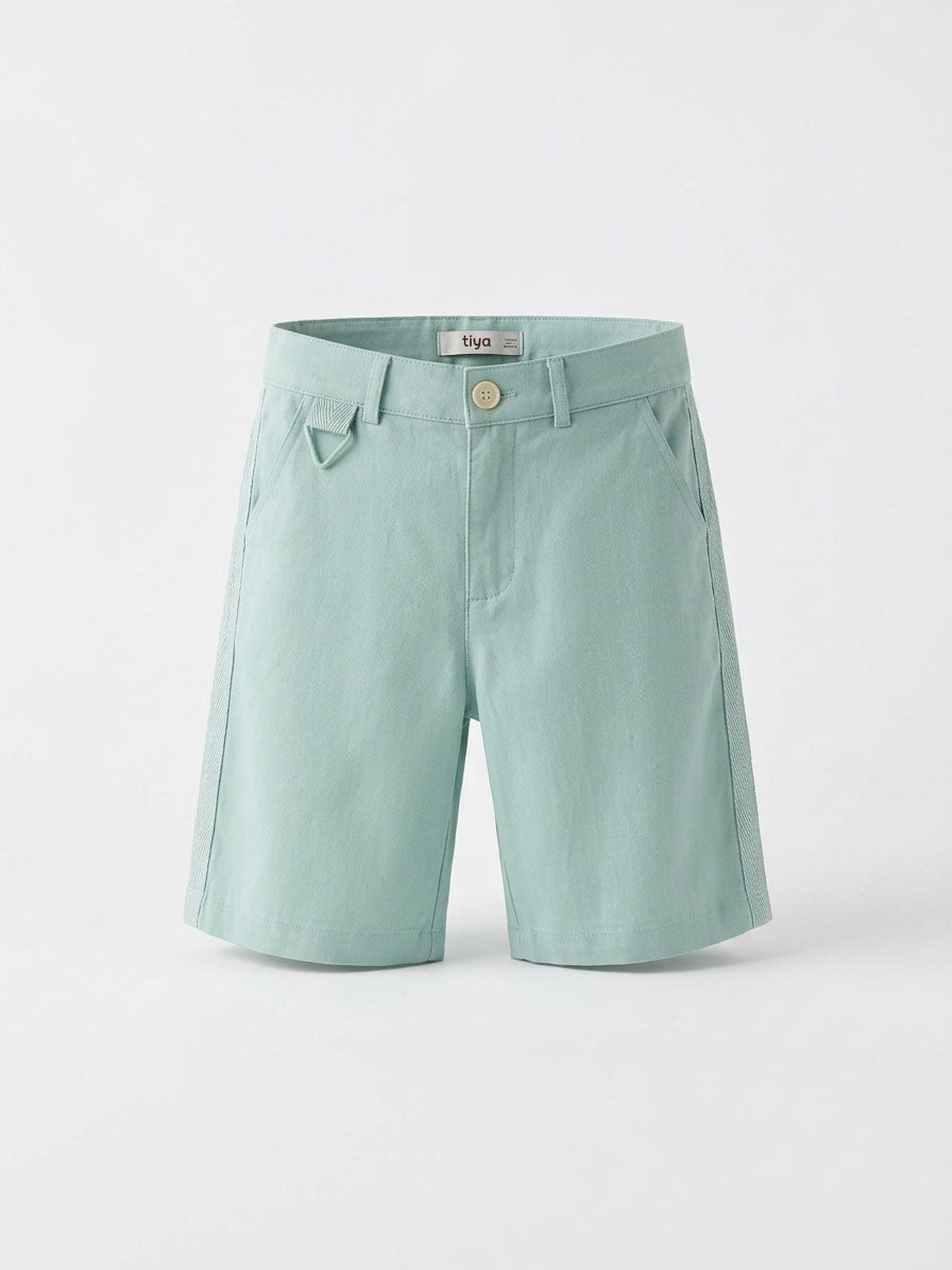 Boys Mint Green Chino Shorts